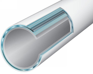 Multi Layer Alu PERT Tubing AluLaser Plus for Radiant Heating